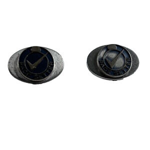 Vtg Running Pace Setter Track Lapel Pin Lot 2 Sterling Silver 925 Marathon